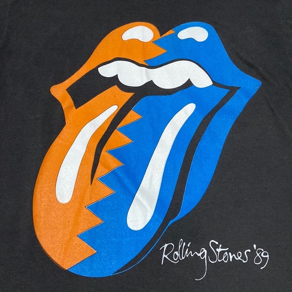 ORIGINAL 1989 Rolling Stones North American Tour T - Picture 2 of 7